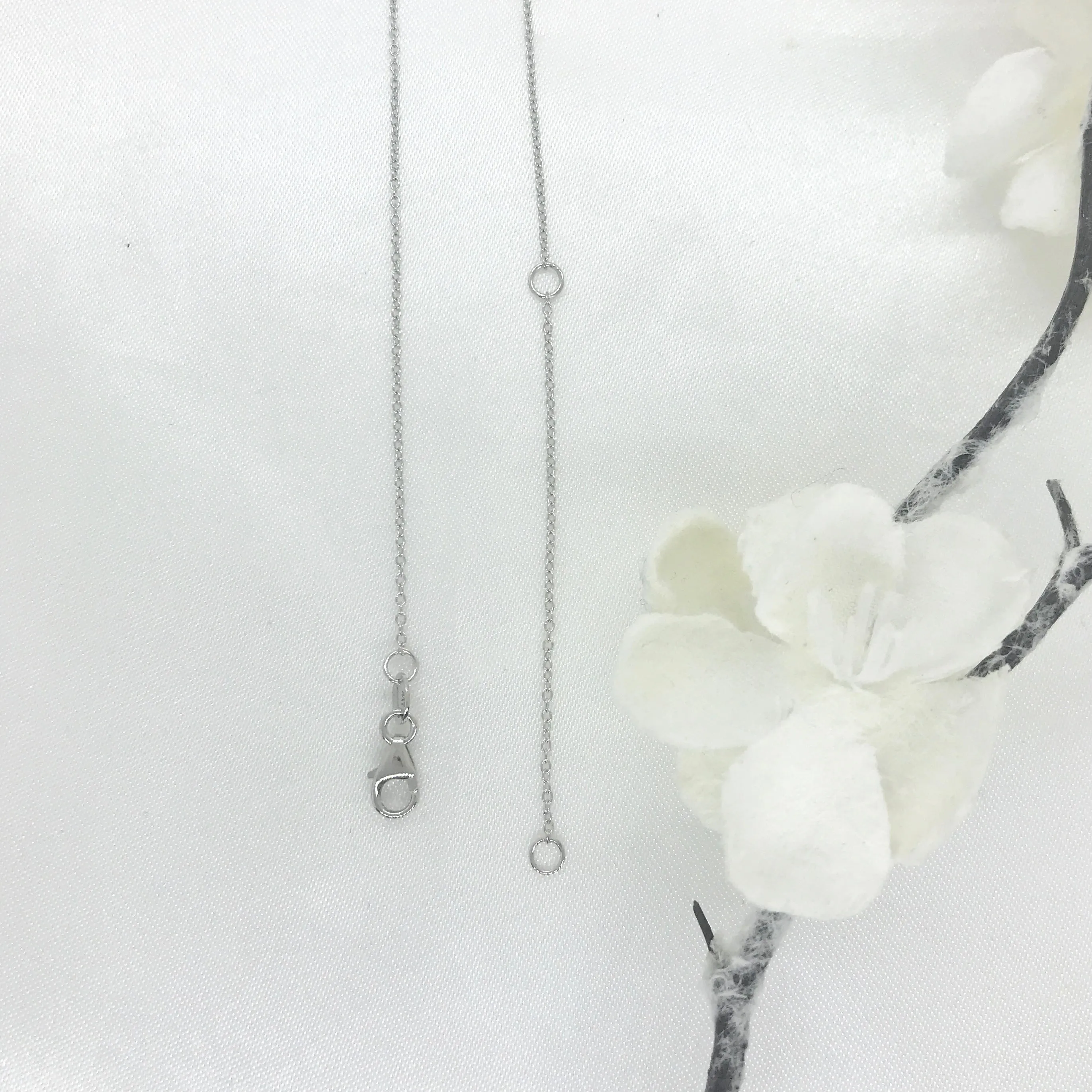 10K Gold Circle Necklace with CZ