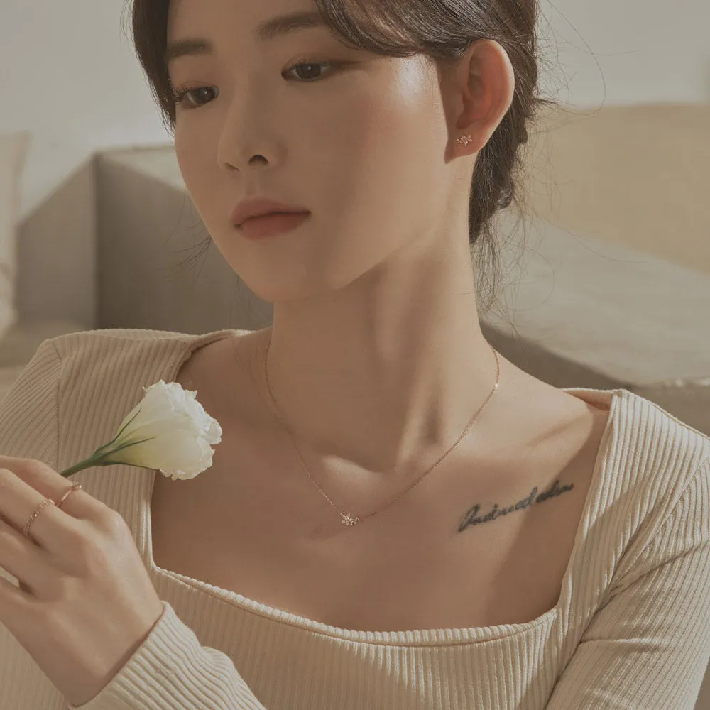 [14K Gold] Flomant Necklace