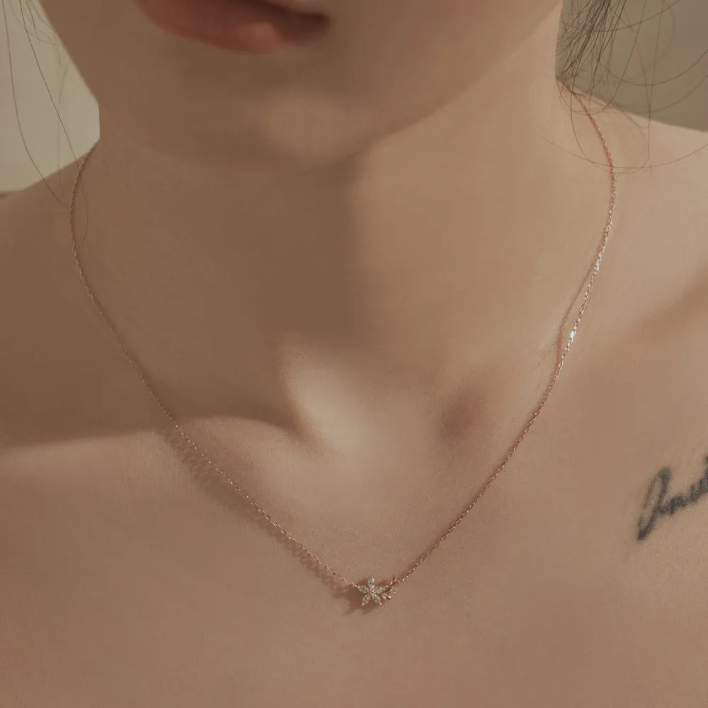 [14K Gold] Flomant Necklace
