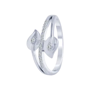 14KT (585) White Gold And Diamond Ring For Women