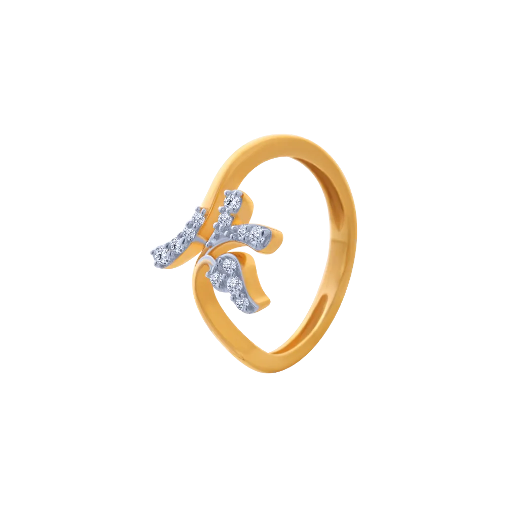 14KT (585) Yellow Gold Ring For Women