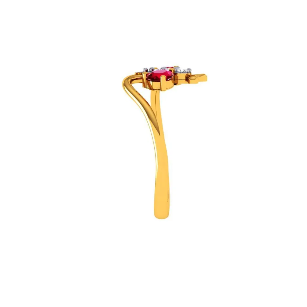 14KT (585) Yellow Gold Ring For Women