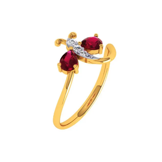 14KT (585) Yellow Gold Ring For Women