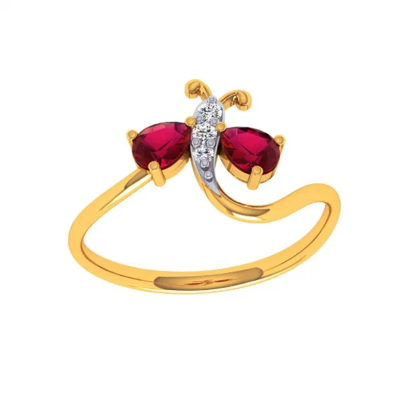 14KT (585) Yellow Gold Ring For Women