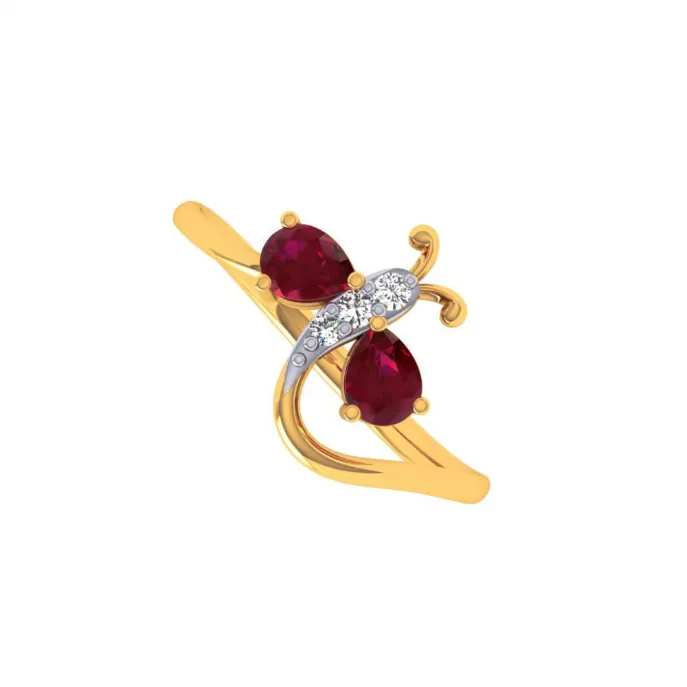 14KT (585) Yellow Gold Ring For Women