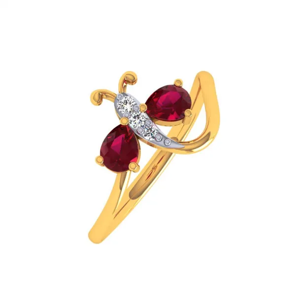 14KT (585) Yellow Gold Ring For Women