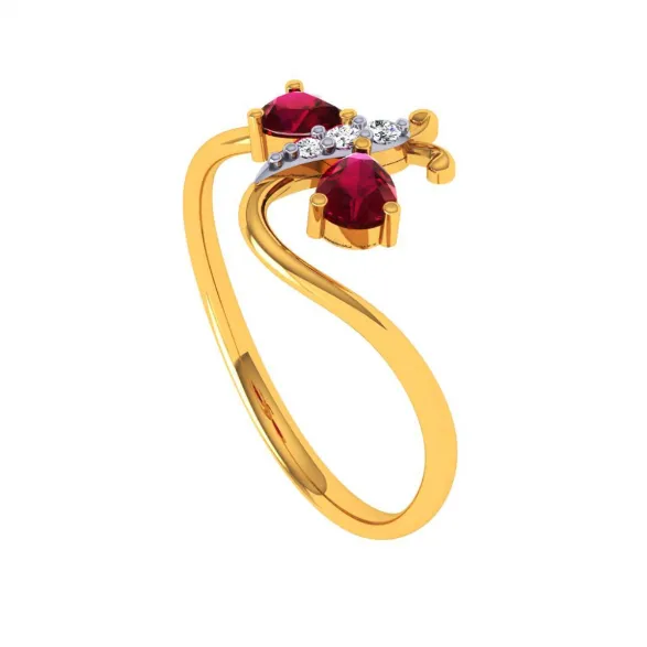 14KT (585) Yellow Gold Ring For Women