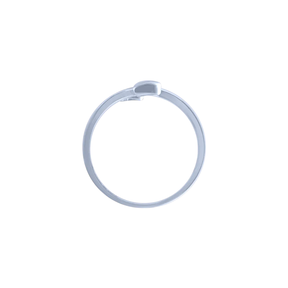 18k (750) White Gold And Diamond Ring For Women