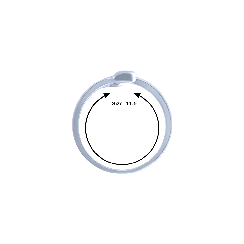 18k (750) White Gold And Diamond Ring For Women