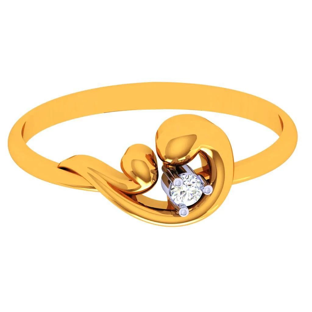 18k Chimeric Style Contemporary Ring