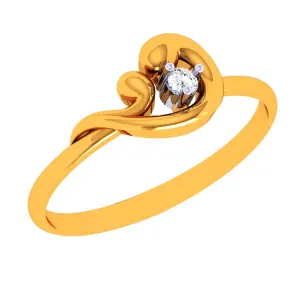 18k Chimeric Style Contemporary Ring