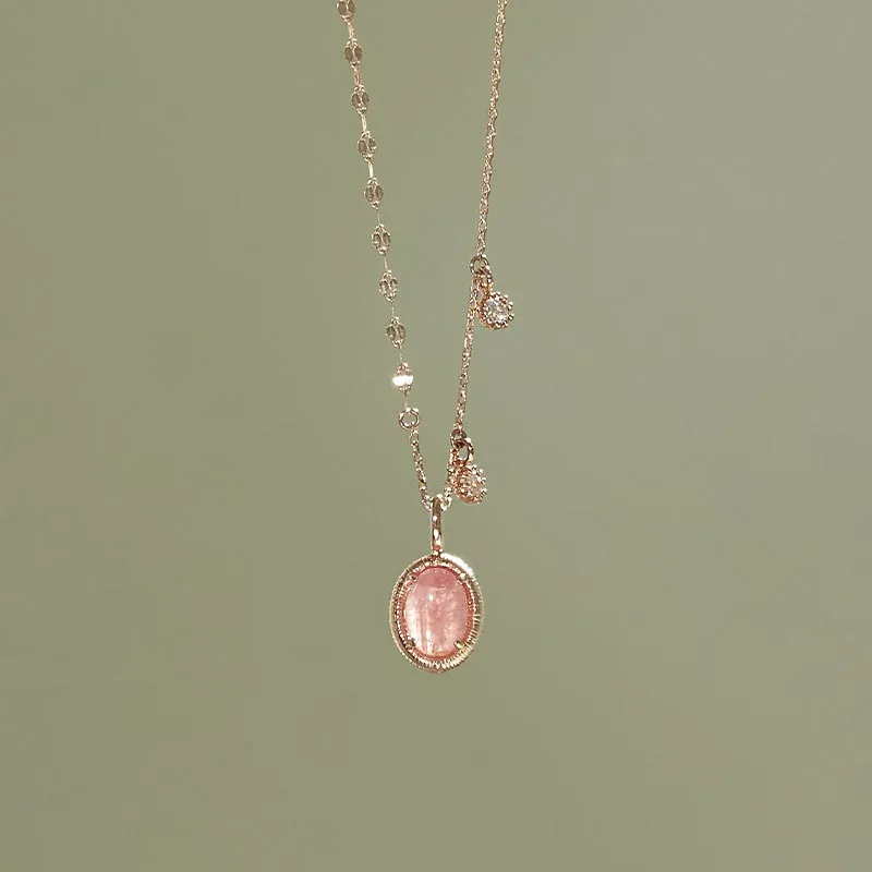 [18K Gold] Rose Necklace