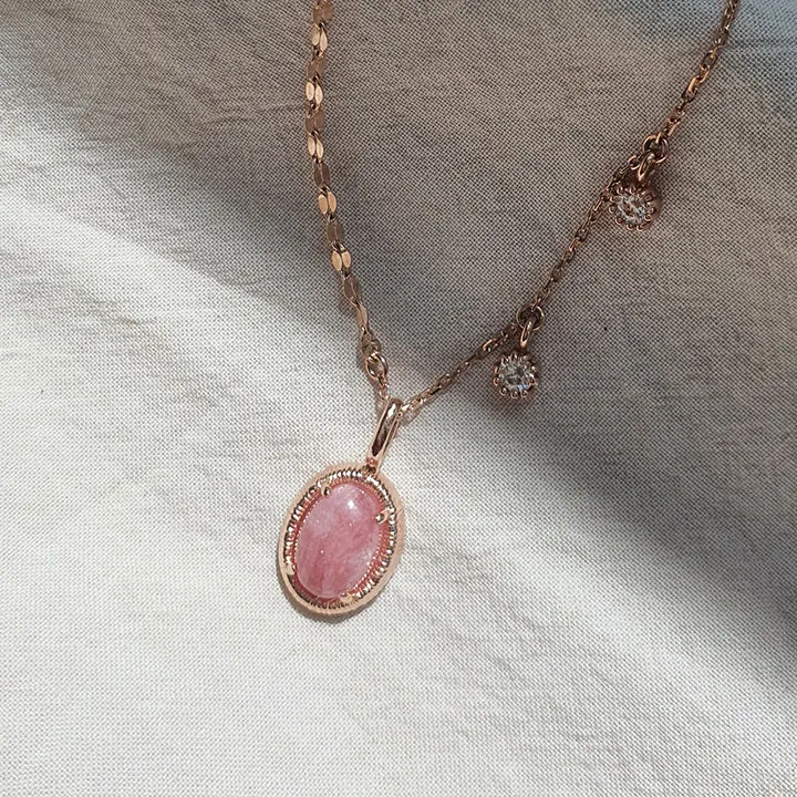 [18K Gold] Rose Necklace