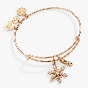 2023 Snowflake Charm Bangle