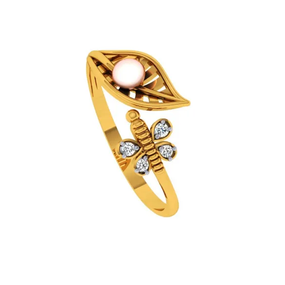 22KT (916) Yellow Gold Ring For Women