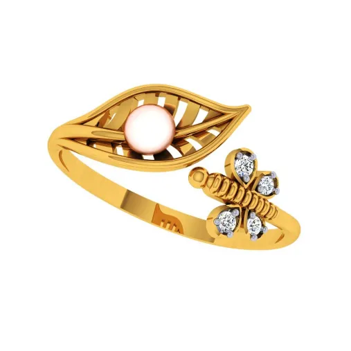 22KT (916) Yellow Gold Ring For Women