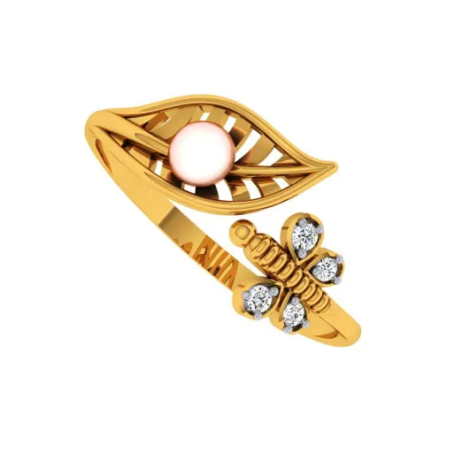 22KT (916) Yellow Gold Ring For Women