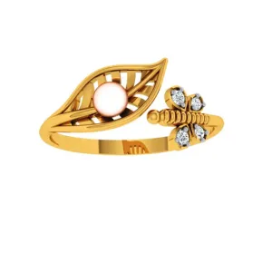 22KT (916) Yellow Gold Ring For Women