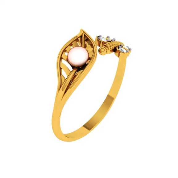 22KT (916) Yellow Gold Ring For Women