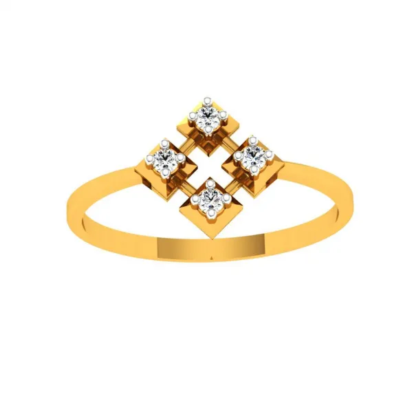22KT (916) Yellow Gold Ring For Women