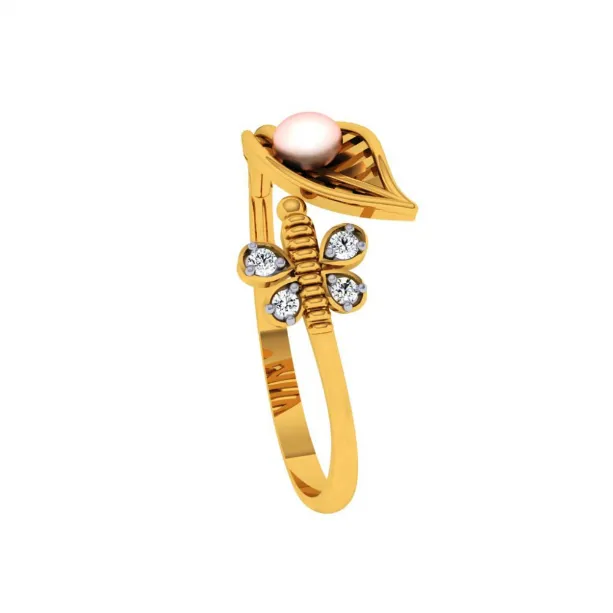 22KT (916) Yellow Gold Ring For Women