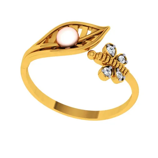 22KT (916) Yellow Gold Ring For Women