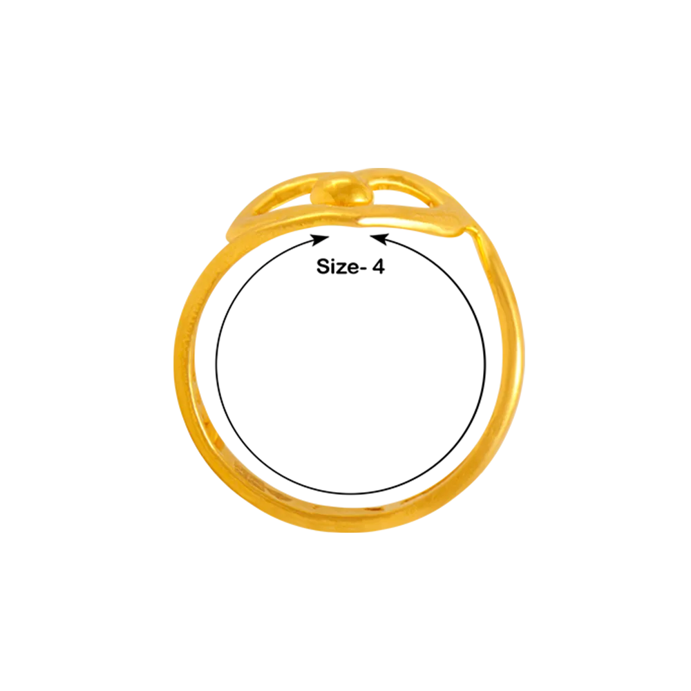 22KT Yellow Gold Ring For Women