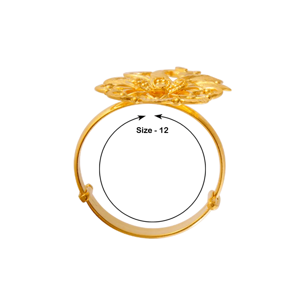 22KT Yellow Gold Ring For Women