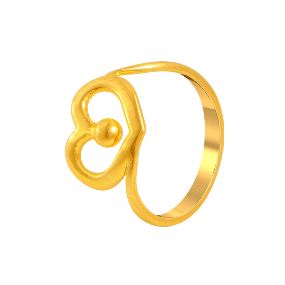 22KT Yellow Gold Ring For Women