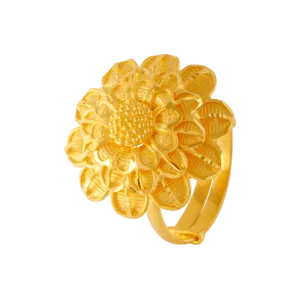 22KT Yellow Gold Ring For Women