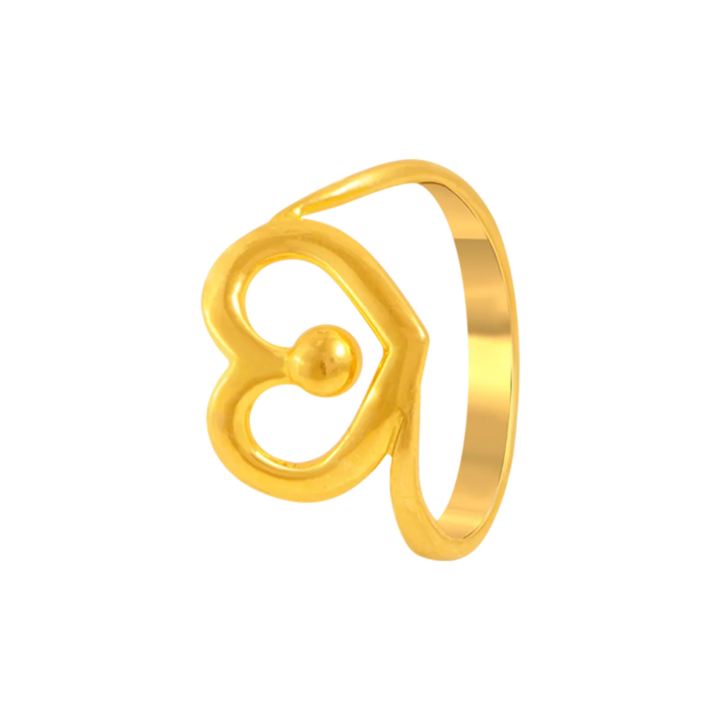 22KT Yellow Gold Ring For Women