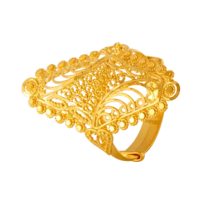 22KT Yellow Gold Ring For Women