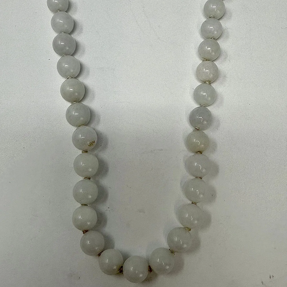 30" Jade Bead Necklace
