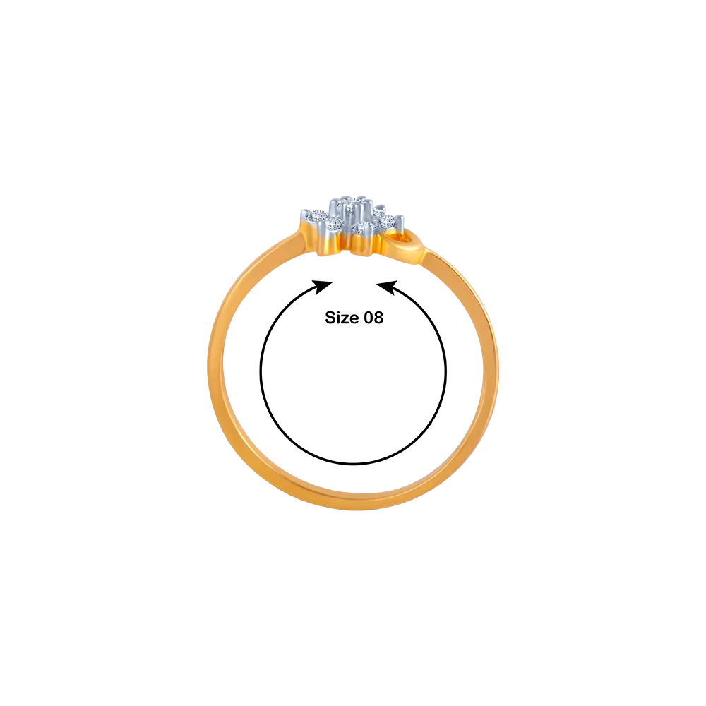 Allium Yellowum Diamond Ring