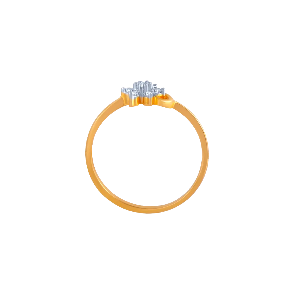 Allium Yellowum Diamond Ring