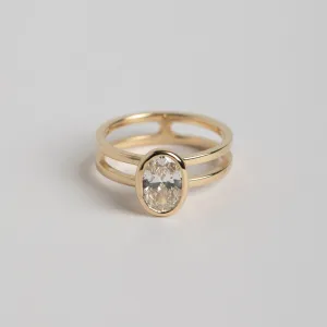 Benu Ring with 1.17ct Lab-grown Diamond in Gold