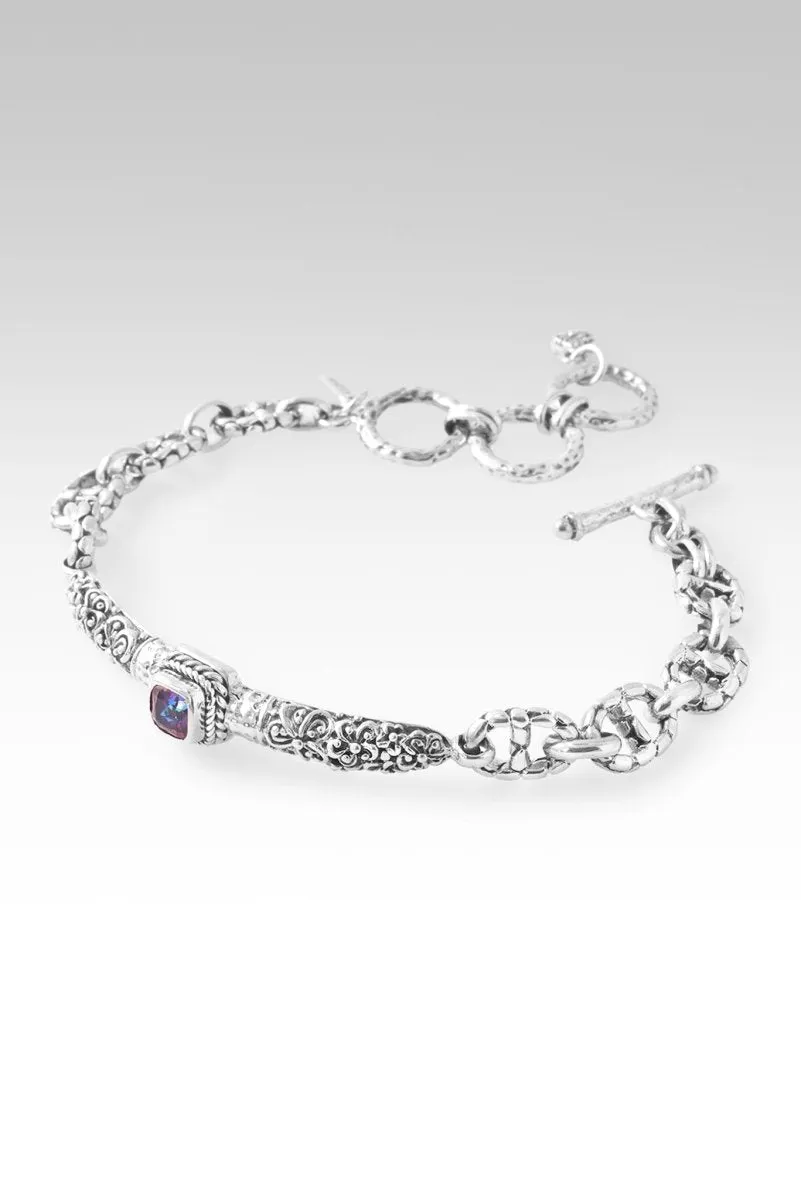 Celebrate Life Bracelet? in Rascal Pink? Mystic Topaz