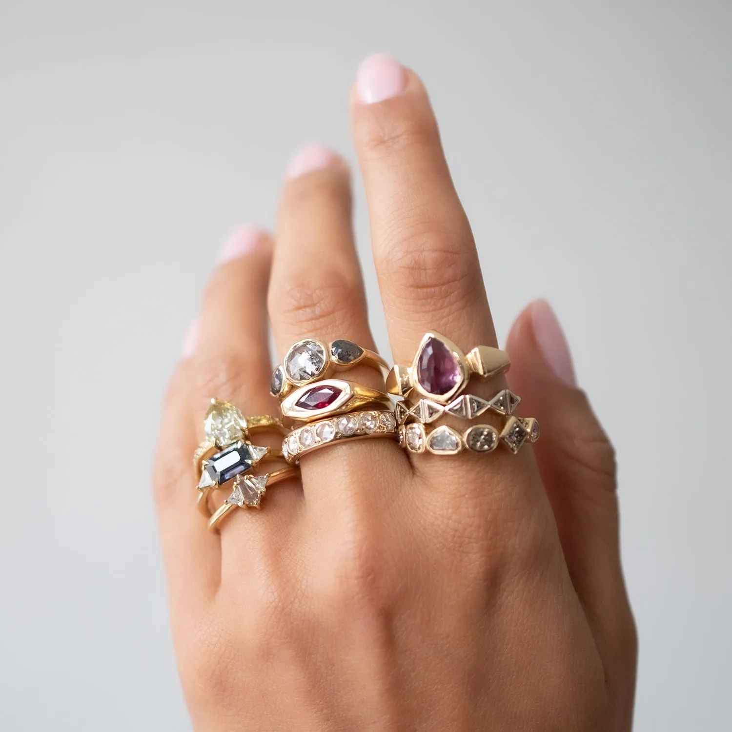 Champagne Deco Stacking Band