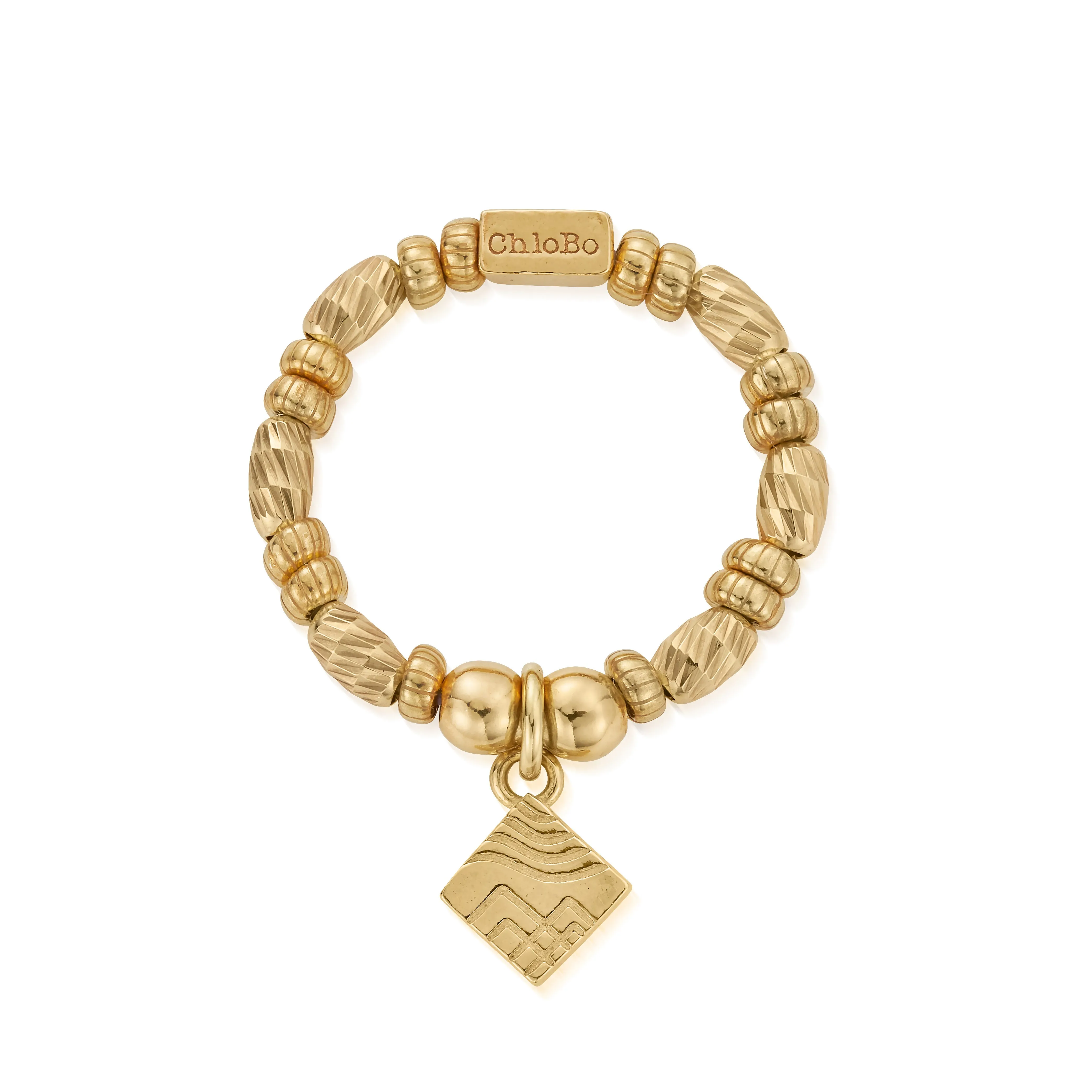 Chlobo Gold Plated Sterling Silver Creative Desires Ring