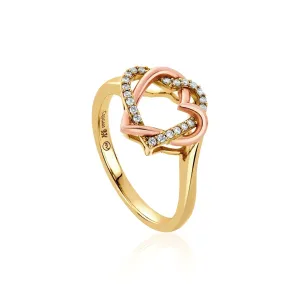Clogau Always in My Heart 18ct Gold Diamond Ring