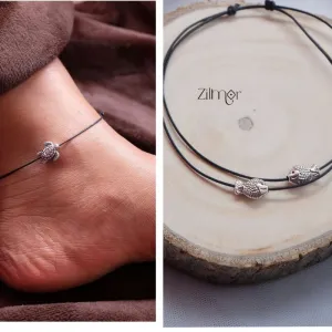 Combo of Fish & Turtle Charm Anklet