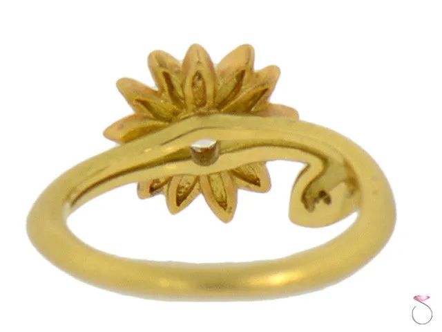 Daisy Morelli Diamond Yellow Gold Ring 1/10ct in 18K