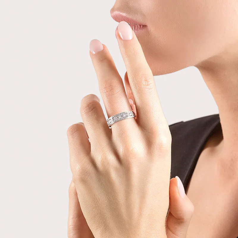 Damiani Belle Epoque 18ct White Gold 0.42ct Diamond Ring