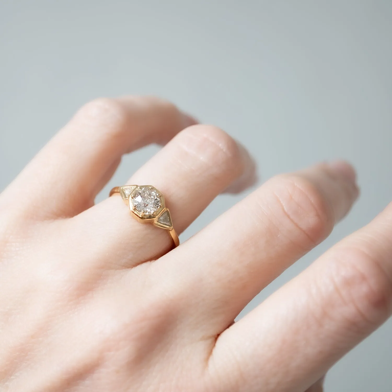 Diamond Glow Cleopatra Ring