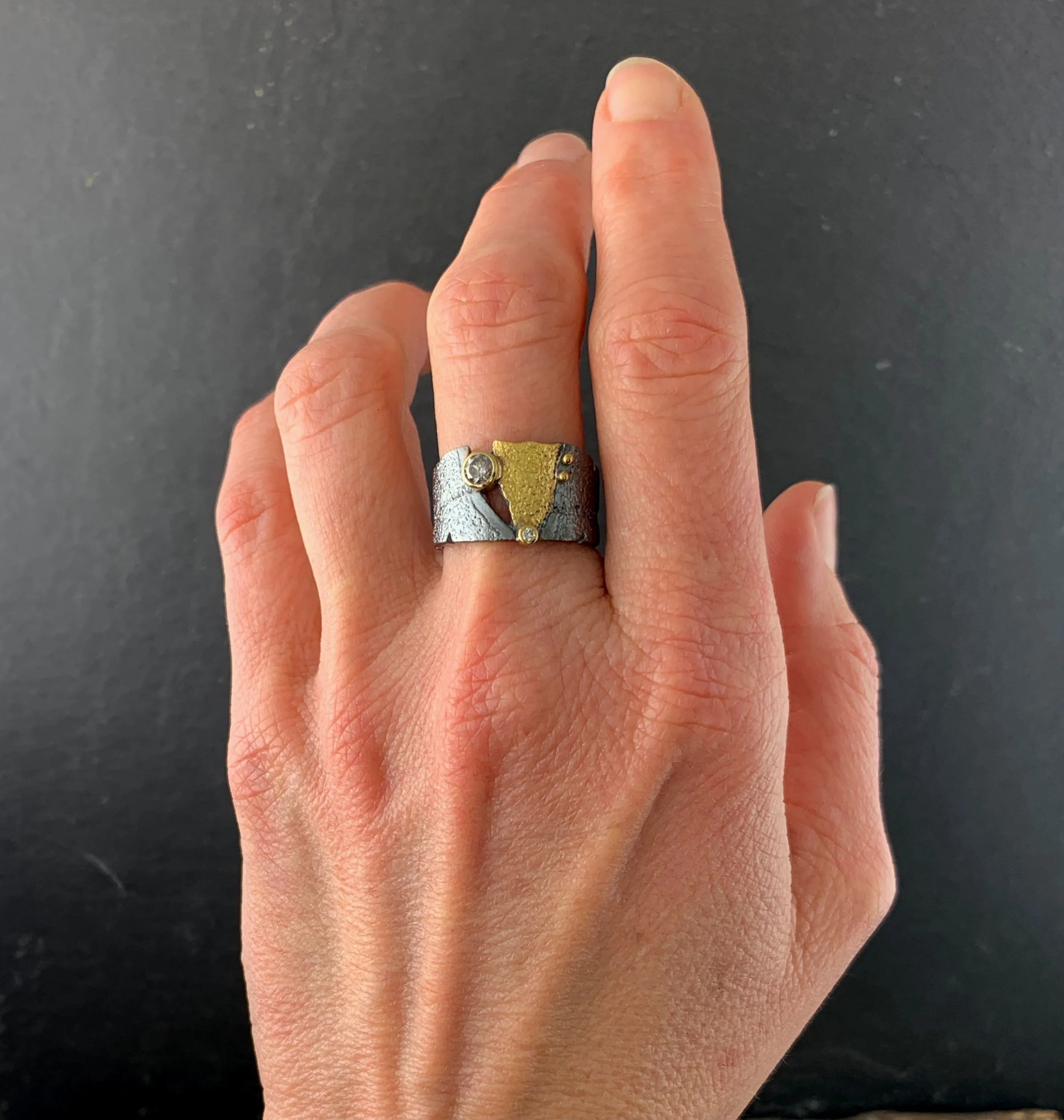 Diamond San Andreas Band - Wide Oxidized