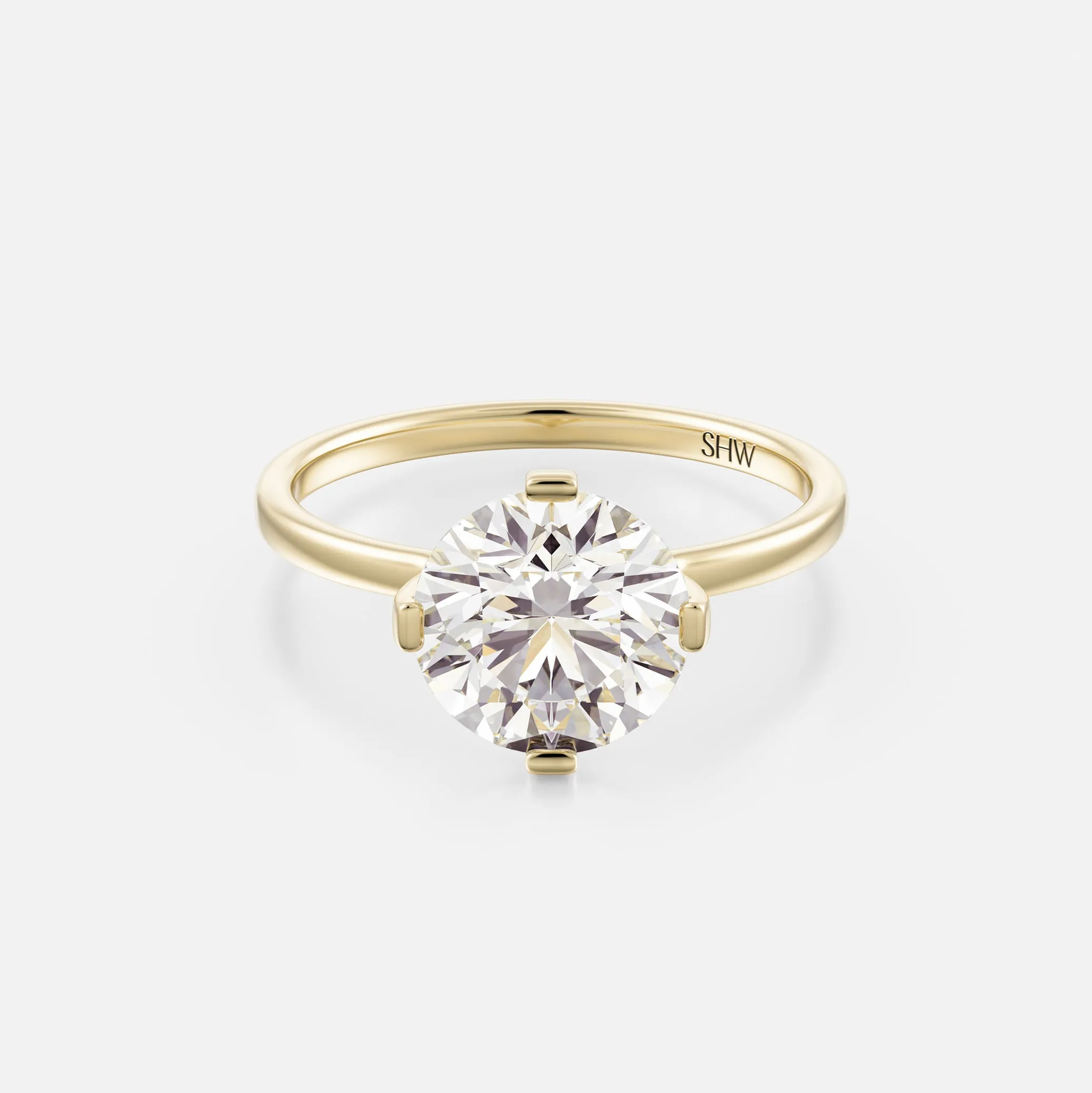 Ema Ring with 2.50ct Natural Diamond in Gold