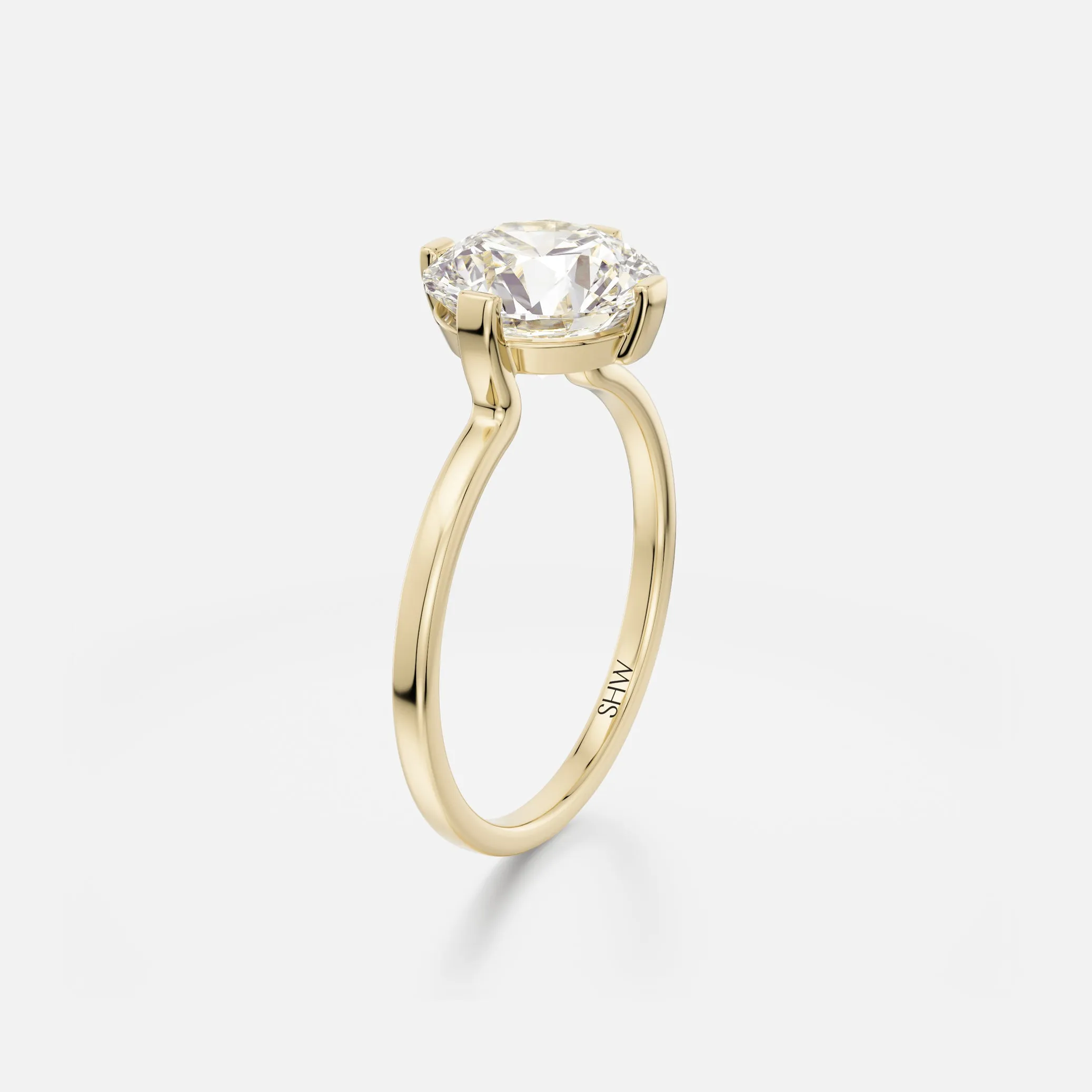 Ema Ring with 2.50ct Natural Diamond in Gold