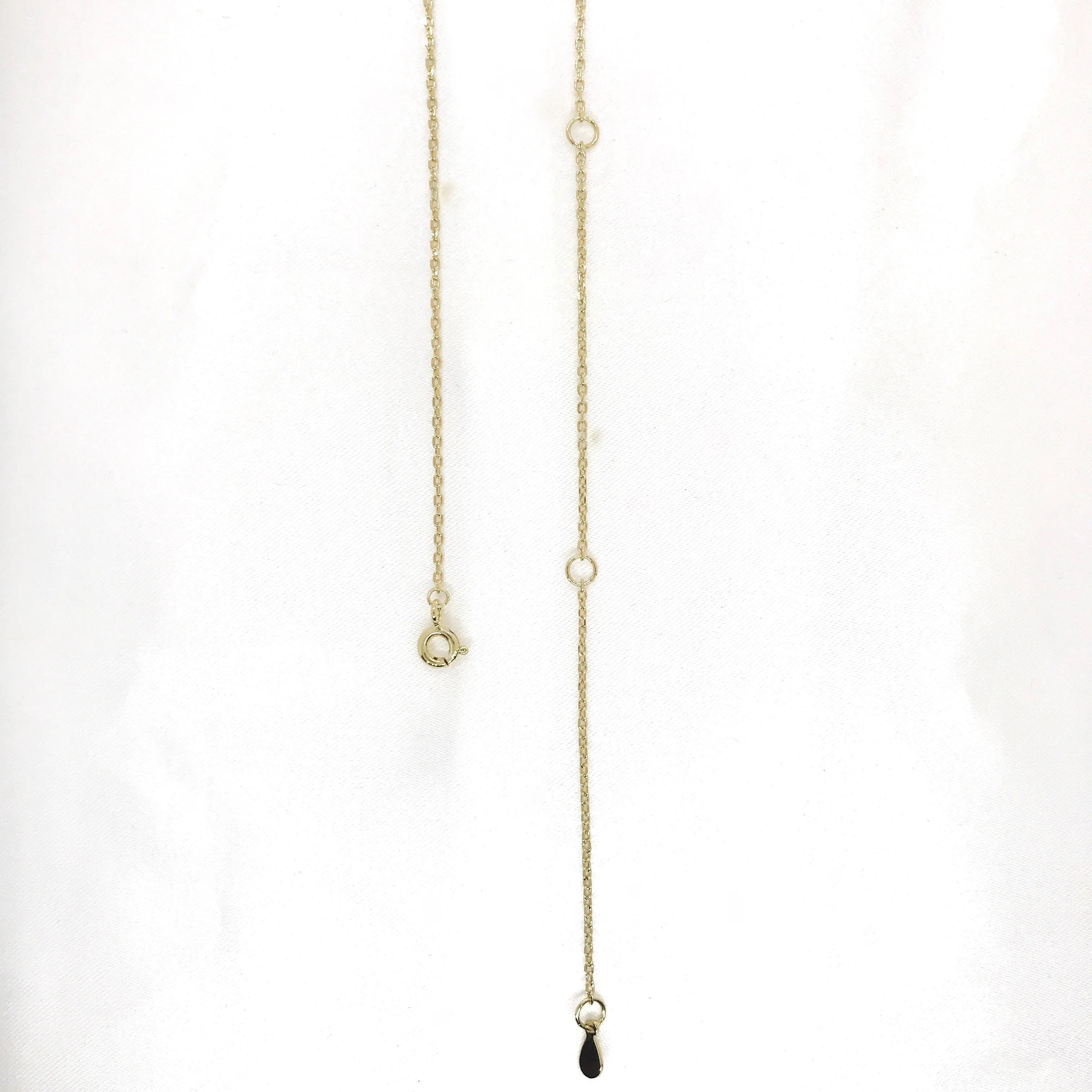 Engravable- 18k/925 Vermeil Tag Necklace