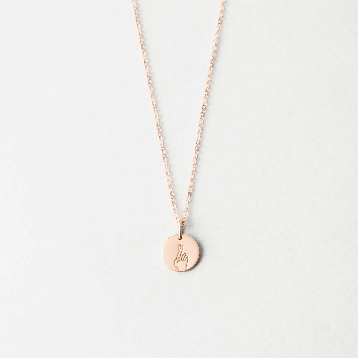 Fingers Crossed Necklace