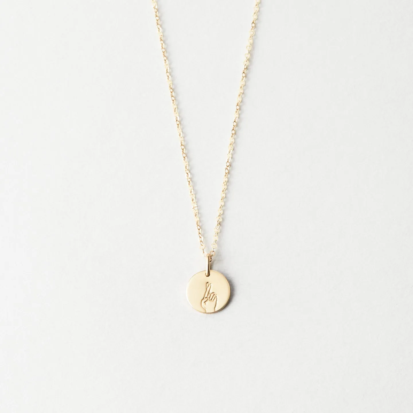 Fingers Crossed Necklace
